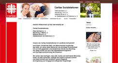 Desktop Screenshot of caritas-sad.de