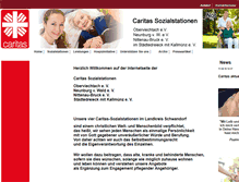 Tablet Screenshot of caritas-sad.de